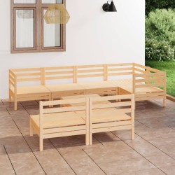 Salon de jardin 8 pcs Bois de pin massif 557848557848
