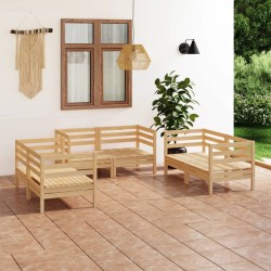 Salon de jardin 6 pcs Bois de pin massif 557851557851