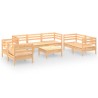 Salon de jardin 8 pcs Bois de pin massif 557864557864