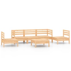 Salon de jardin 6 pcs Bois de pin massif 557868557868