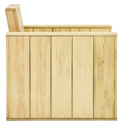 Salon de jardin 3 pcs Bois massif de pin imprégné 557872557872