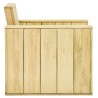 Salon de jardin 3 pcs Bois massif de pin imprégné 557872557872