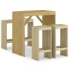 Meubles de bar de jardin 5 pcs Bois de pin imprégné 557874557874