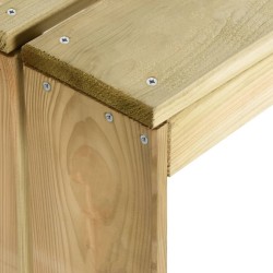 Meubles de bar de jardin 5 pcs Bois de pin imprégné 557874557874