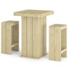 Meubles de bar de jardin 3 pcs Bois de pin imprégné 557875557875