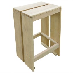 Meubles de bar de jardin 3 pcs Bois de pin imprégné 557875557875