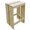 Meubles de bar de jardin 3 pcs Bois de pin imprégné 557875557875