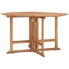 Ensemble à dîner d'extérieur pliable 5 pcs Bois solide de teck 557877557877