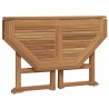 Ensemble à dîner d'extérieur pliable 5 pcs Bois solide de teck 557877557877