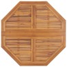 Ensemble à dîner d'extérieur pliable 5 pcs Bois solide de teck 557877557877
