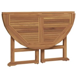Mobilier à dîner d'extérieur pliable 5 pcs Bois solide de teck 557878557878