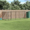 Chenil extérieur Acier avec toit 12,1 m² 557882557882