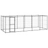 Chenil extérieur Acier avec toit 12,1 m² 557882557882