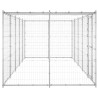 Chenil extérieur Acier galvanisé avec toit 12,1 m² 557884557884
