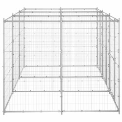 Chenil extérieur Acier galvanisé 7,26 m² 557885557885