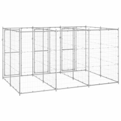 Chenil extérieur Acier galvanisé 7,26 m² 557885557885