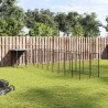 Chenil Noir 7,26 m² Acier 557886557886