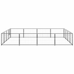 Chenil Noir 16 m² Acier 557894557894