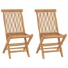Ensemble à manger de jardin 3 pcs Bois de teck massif 557896557896