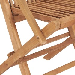 Ensemble à manger de jardin 3 pcs Bois de teck massif 557901557901