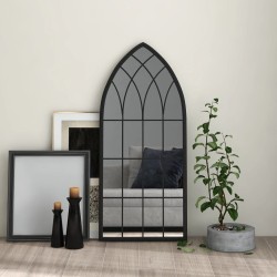 Miroir Noir 100x45 cm Fer pour utilisation à l'intérieur 557907557907