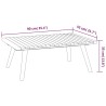 Salon de jardin 6 pcs avec coussins Bois d'acacia solide 557920557920