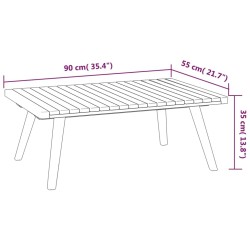 Salon de jardin 6 pcs avec coussins Bois d'acacia solide 557921557921