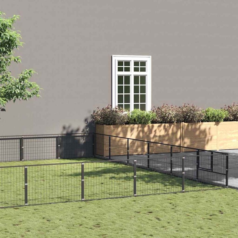 Chenil Noir 36 m² Acier 557922557922