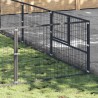 Chenil Noir 36 m² Acier 557922557922