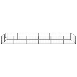 Chenil Noir 12 m² Acier 557925557925
