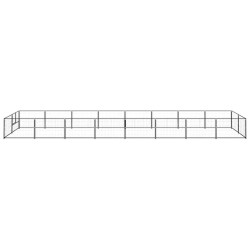 Chenil Noir 16 m² Acier 557928557928