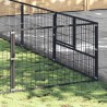 Chenil Noir 35 m² Acier 557931557931