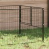 Chenil Noir 10 m² Acier 557932557932