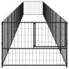 Chenil Noir 10 m² Acier 557932557932
