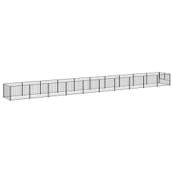 Chenil Noir 10 m² Acier 557932557932