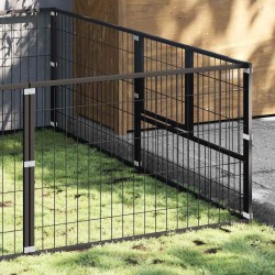 Chenil Noir 8 m² Acier 557933557933