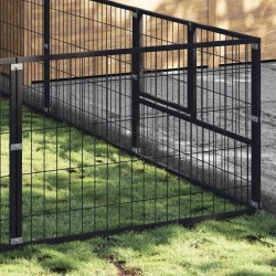 Chenil Noir 9 m² Acier 557935557935