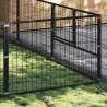 Chenil Noir 21 m² Acier 557936557936