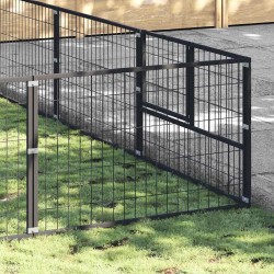 Chenil Noir 30 m² Acier 557940557940