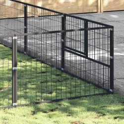 Chenil Noir 25 m² Acier 557941557941