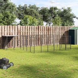 Chenil Noir 12,1 m² Acier 557945557945