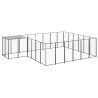 Chenil Noir 12,1 m² Acier 557945557945