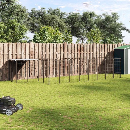 Chenil Noir 10,89 m² Acier 557949557949