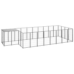 Chenil Noir 10,89 m² Acier 557949557949