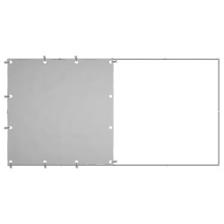 Chenil Argenté 2,42 m² Acier 557950557950