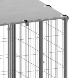 Chenil Argenté 2,42 m² Acier 557950557950