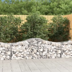 Paniers à gabions arqués 7 pcs 200x50x60/80 cm Fer galvanisé 557954557954