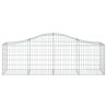 Paniers à gabions arqués 7 pcs 200x50x60/80 cm Fer galvanisé 557954557954