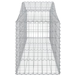 Paniers à gabions arqués 7 pcs 200x50x60/80 cm Fer galvanisé 557954557954