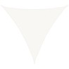 Voile d'ombrage 160 g/m² Blanc 6x6x6 m PEHD 557961557961